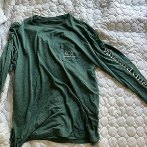 Vintage Whale Long-Sleeve Pocket Tee